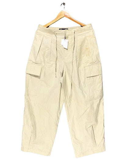 Zara Cream Jeans For Women Large | ThriftQueen.pk