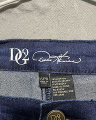 DG2 Diane Gilman Blue Jeans For Women XX Large | ThriftQueen.pk