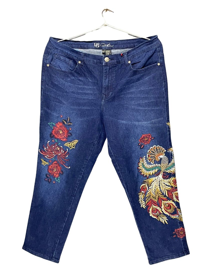 DG2 Diane Gilman Blue Jeans For Women XX Large | ThriftQueen.pk