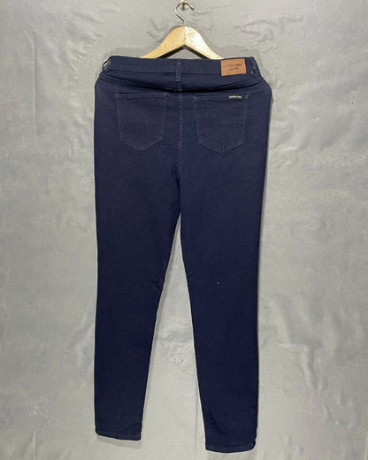 Calvin Klein Blue Jeans For Women Large | ThriftQueen.pk
