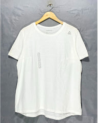 Reebok White Cotton T Shirt For Women XL | ThriftQueen.pk