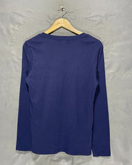 Polo U.S Assn Blue Cotton T Shirt For Women L | ThriftQueen.pk