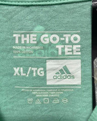 Adidas Green Cotton T Shirt For Women XL | ThriftQueen.pk