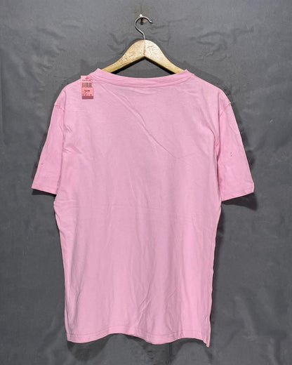 Traditional Craft Pink Cotton T Shirt For Women 3X Large | ThriftQueen.pk
