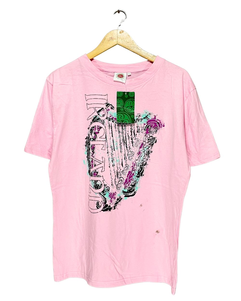 Traditional Craft Pink Cotton T Shirt For Women 3X Large | ThriftQueen.pk
