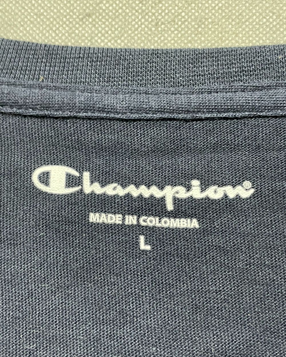 Champion Blue Cotton T Shirt For Women L | ThriftQueen.pk