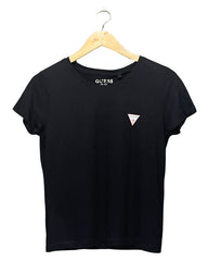 Guess Black Cotton T Shirt For Women M | ThriftQueen.pk