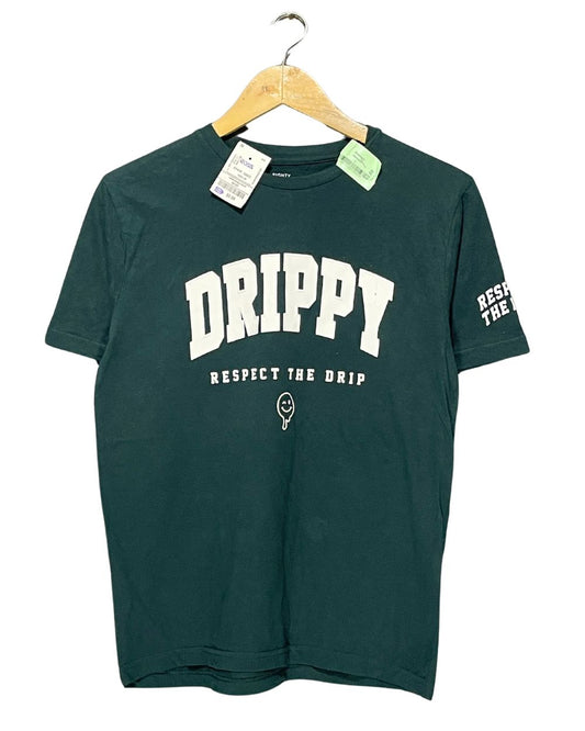 Eight Green Cotton T Shirt For Girl 16 Years | ThriftQueen.pk