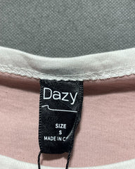 Dazy Pink Cotton T Shirt For Women S | ThriftQueen.pk