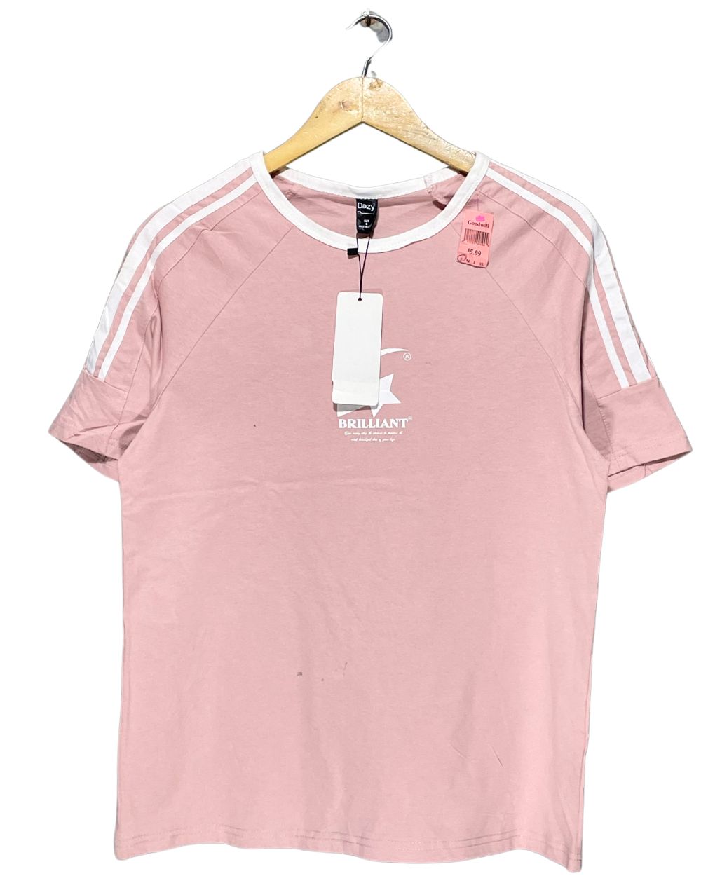 Dazy Pink Cotton T Shirt For Women S | ThriftQueen.pk