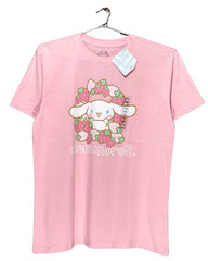 Cinnamoroll Pink Cotton T Shirt For Women L | ThriftQueen.pk