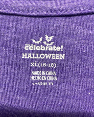 Halloween Purple Cotton T Shirt For Girl 18 Years | ThriftQueen.pk