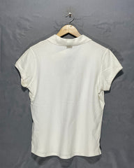 Columbia White Cotton Polo T Shirt For Women XL | ThriftQueen.pk