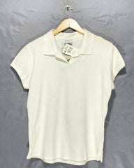Columbia White Cotton Polo T Shirt For Women XL | ThriftQueen.pk