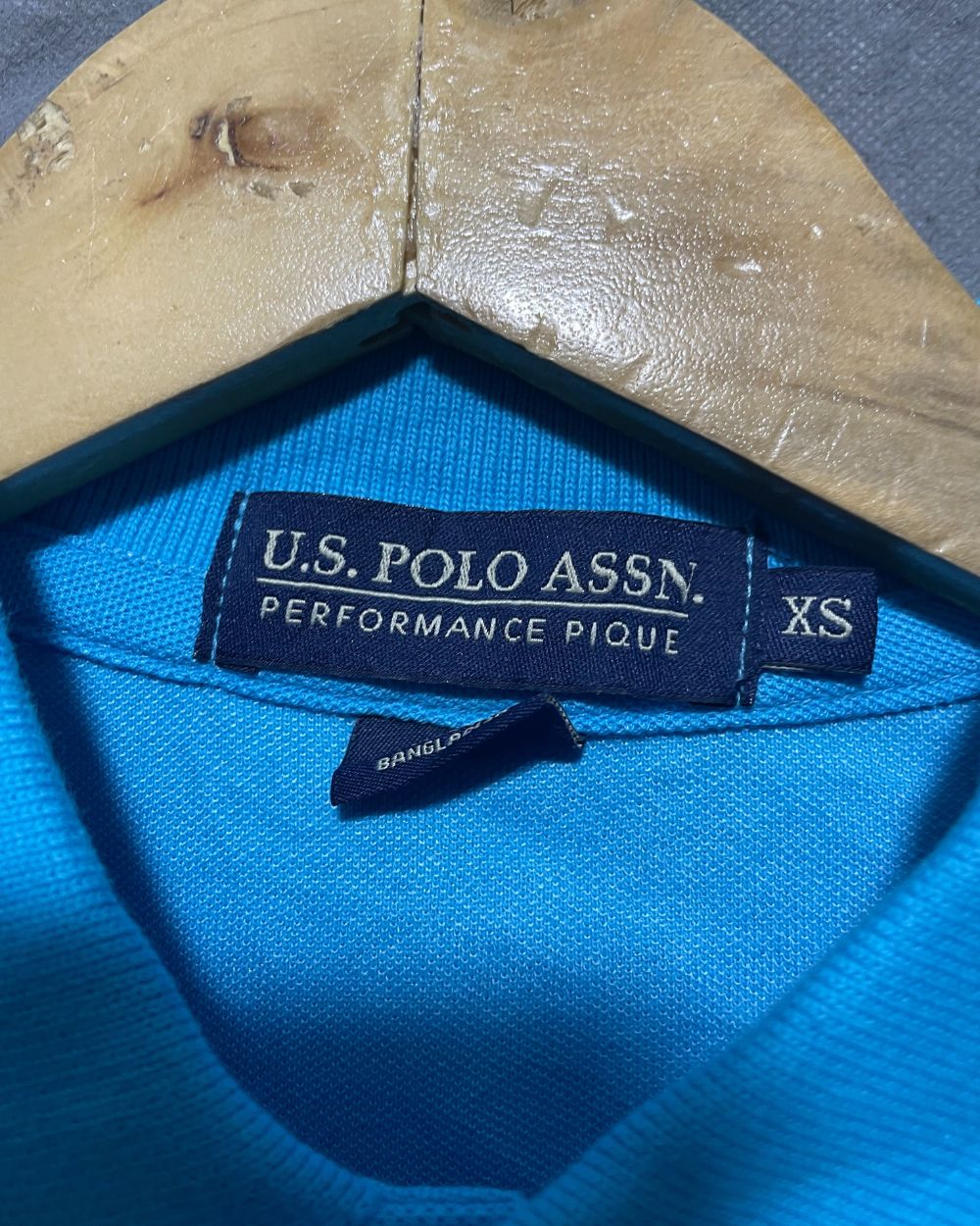 Polo U.S. Assn Blue Cotton Polo T Shirt For Women XS | ThriftQueen.pk