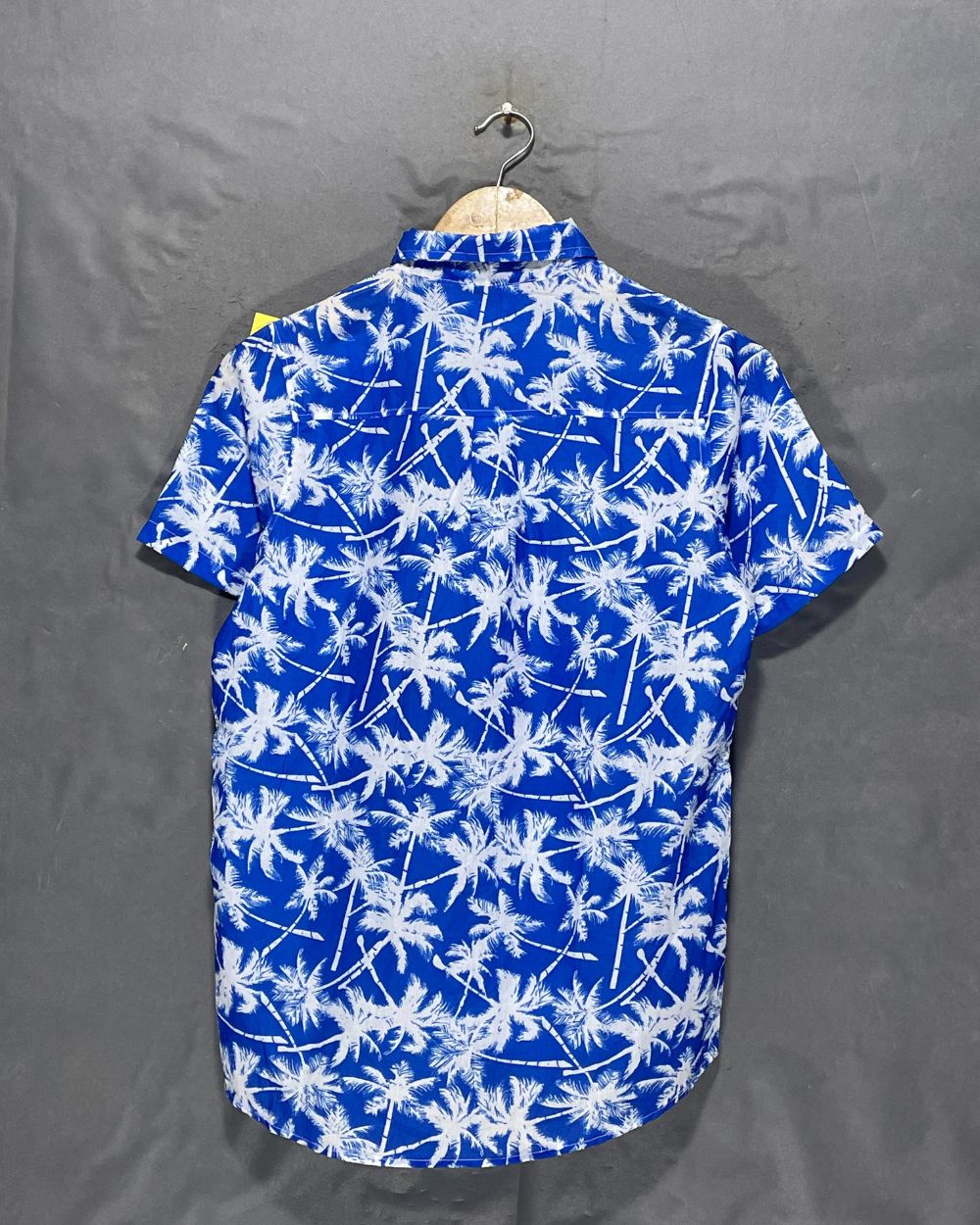 Spring & Gege Blue Cotton Shirt For Women XL | ThriftQueen.pk