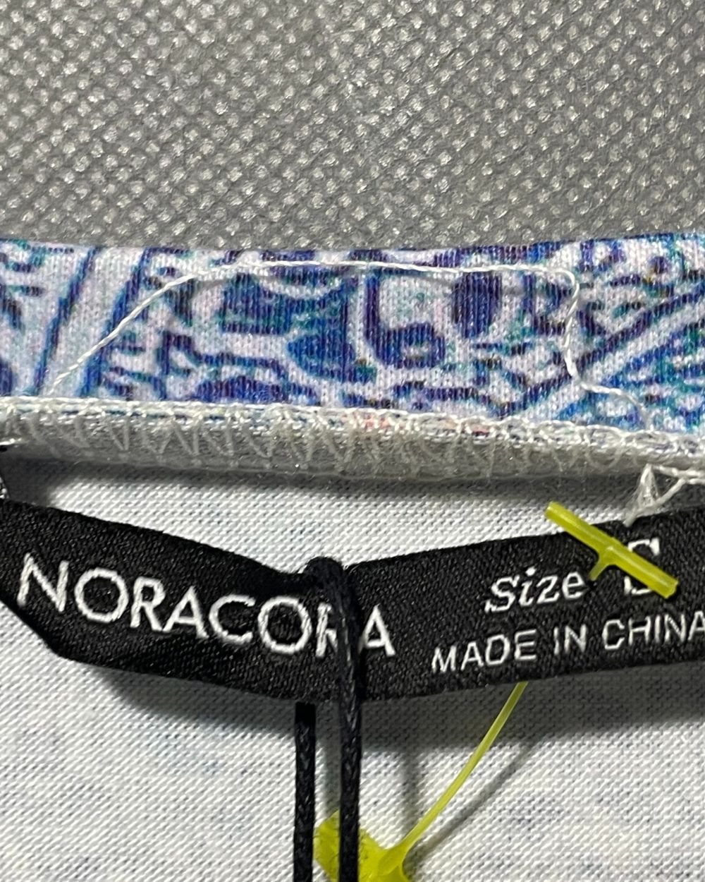 Noracora Blue Polyester For Women Tops Small