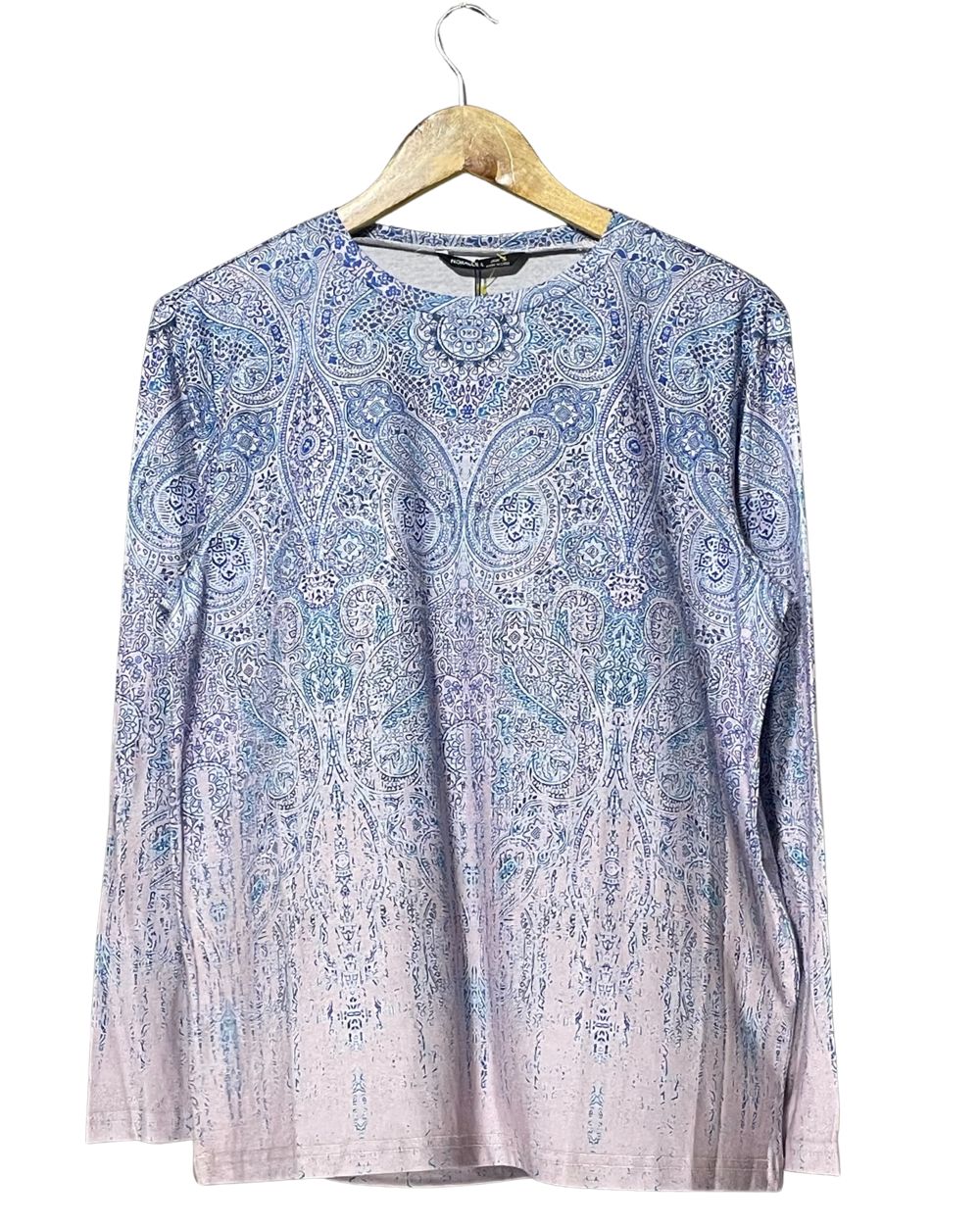 Noracora Blue Polyester For Women Tops Small