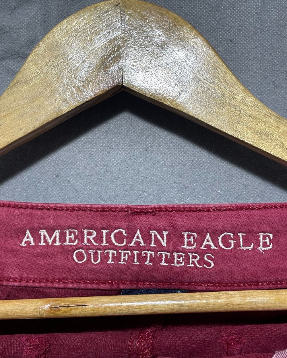 American Eagle Maroon Jeans For Women M