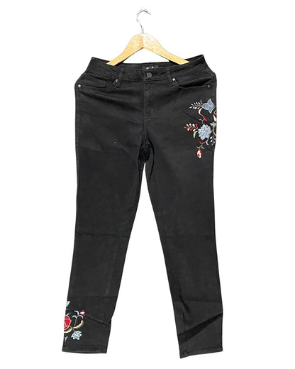 Earl Jean Black Jeans For Women L