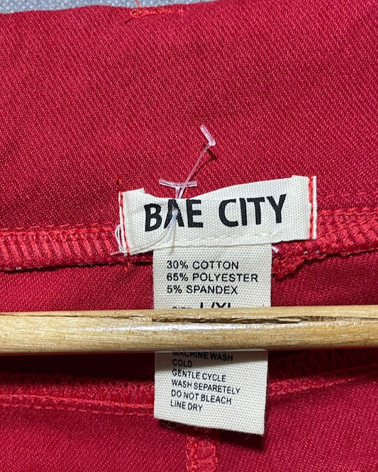 Bae City  Red Jeans For Women L