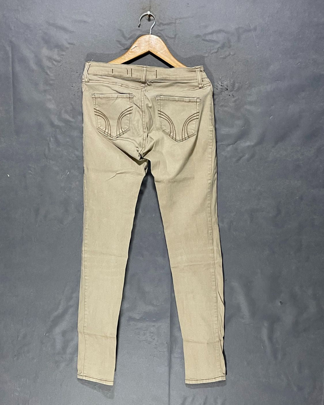 Hollister Khaki Jeans For Women Small