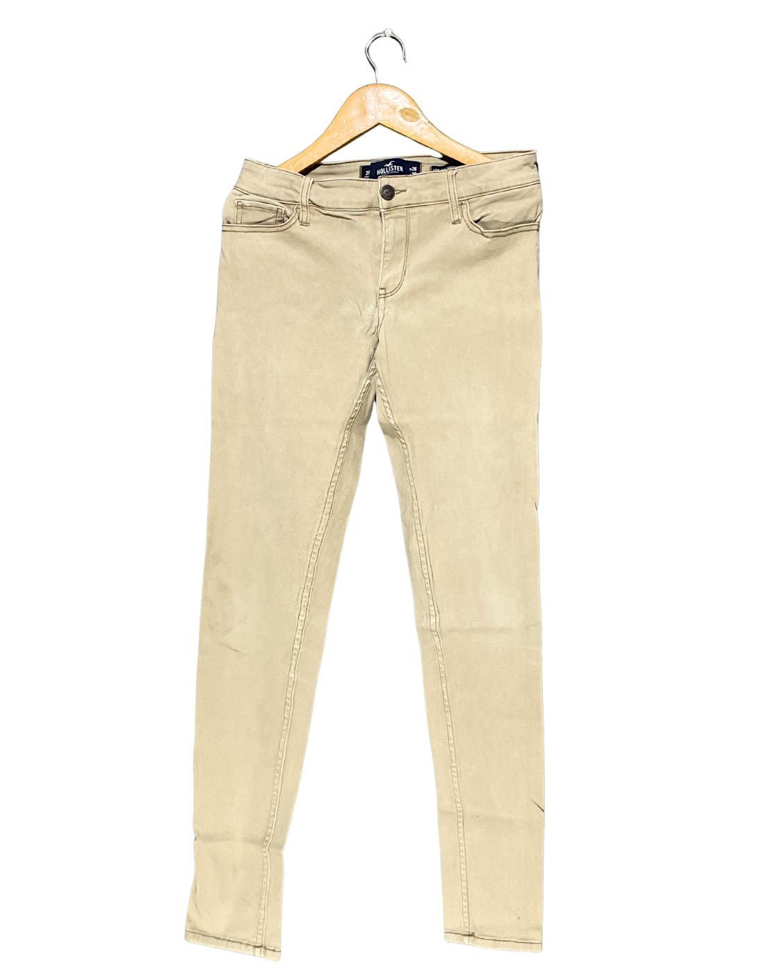 Hollister Khaki Jeans For Women Small
