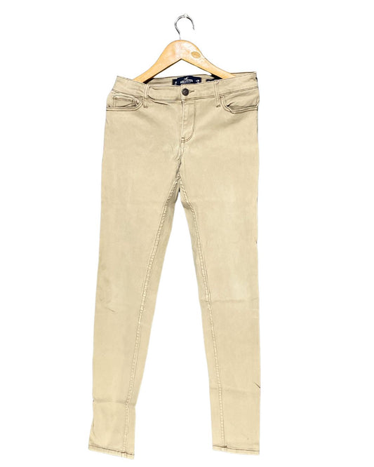 Hollister Khaki Jeans For Women Small