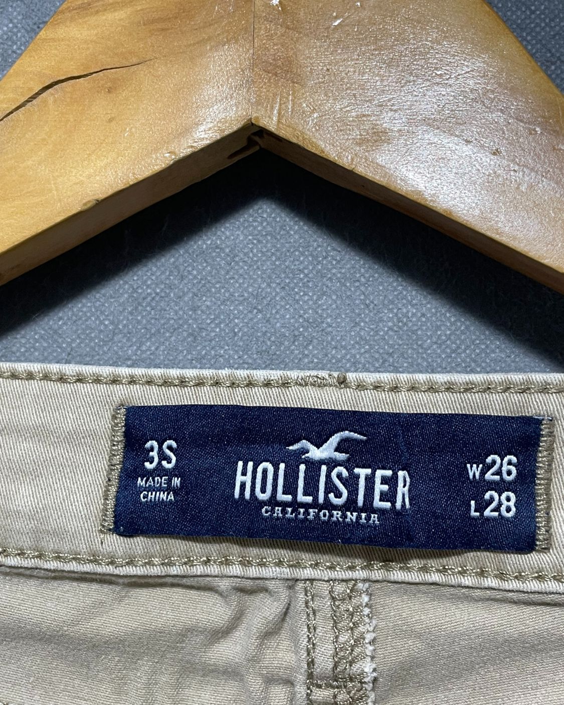 Hollister Khaki Jeans For Women Small