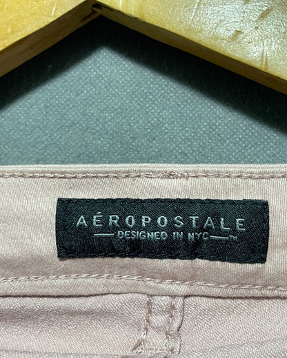 Aeropostale Pink Jeans For Women Small