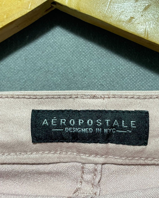 Aeropostale Pink Jeans For Women Small
