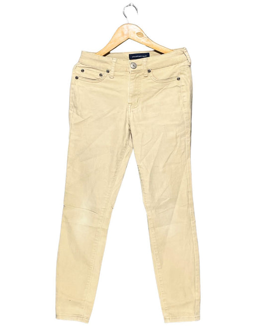 Aeropostale Khaki Flare Jeans For Women Small