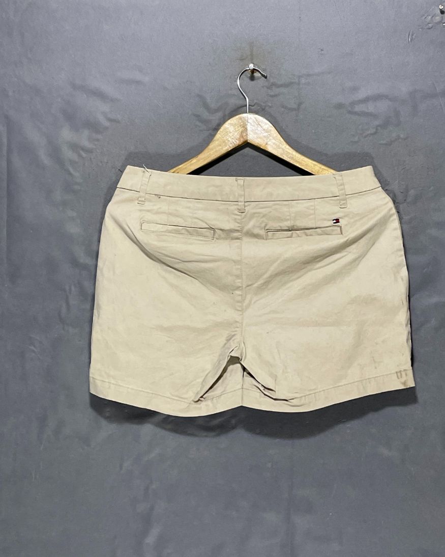 Tommy Hilfiger Khaki Jeans Short For Women Large
