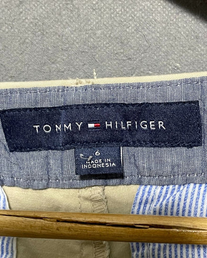 Tommy Hilfiger Khaki Jeans Short For Women Large