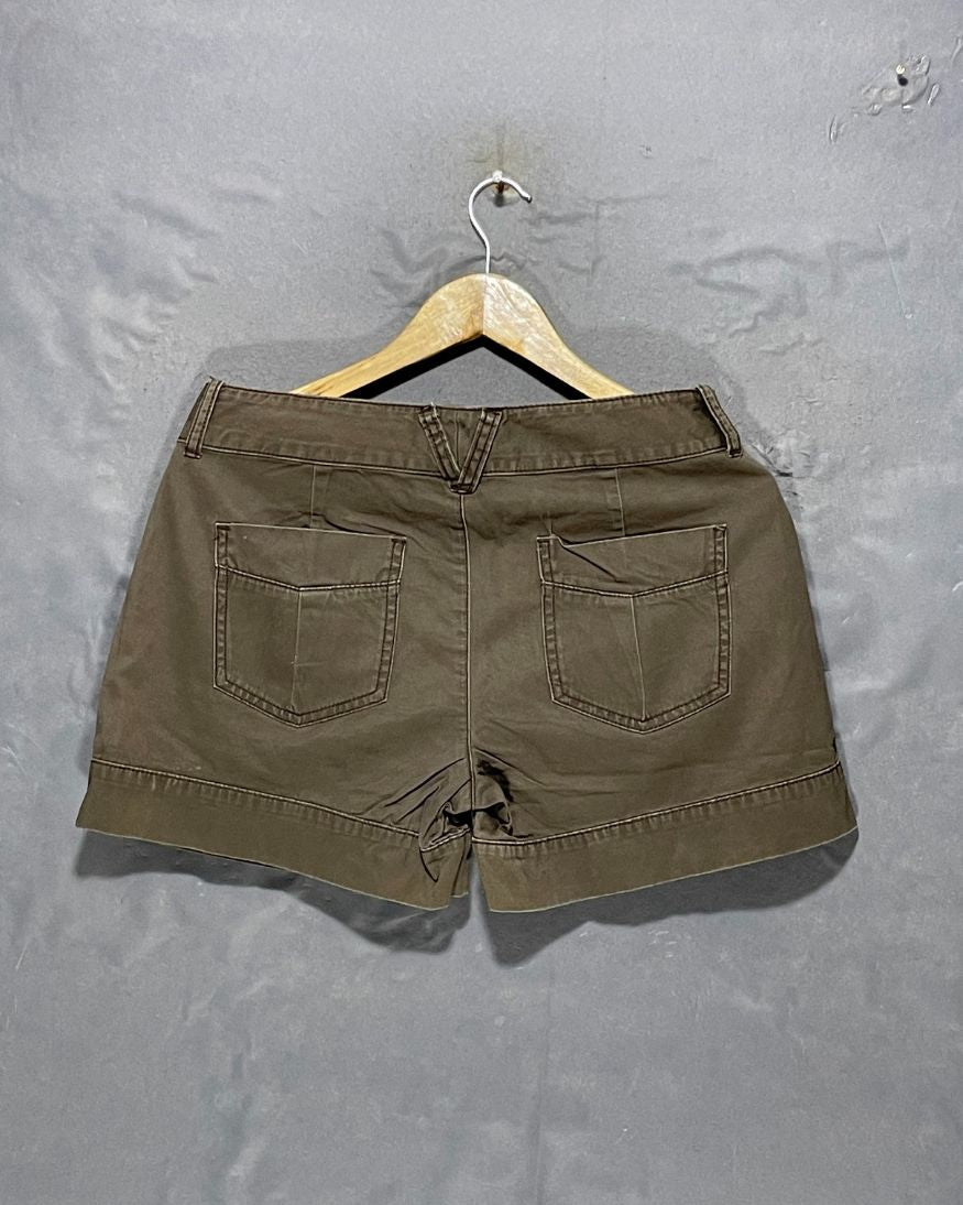 Express Brown Jeans Short For Women Large