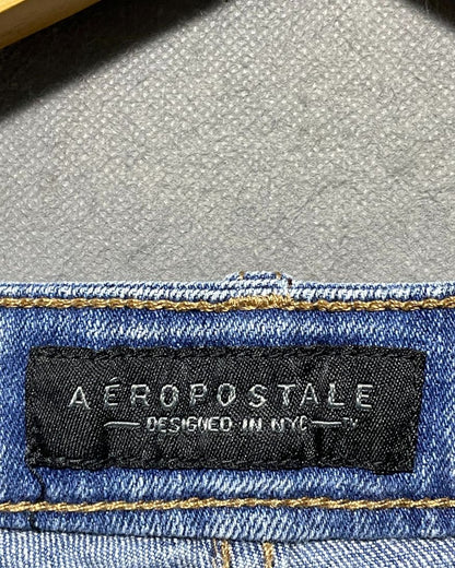Aeropostale Blue Jeans Short For Women Large