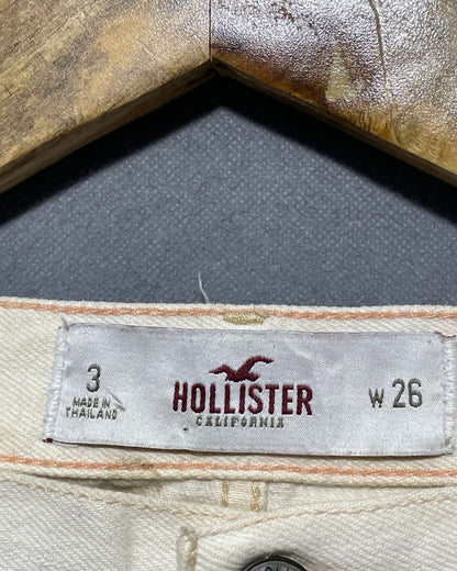 Hollister Cream Jeans Short For Women Large