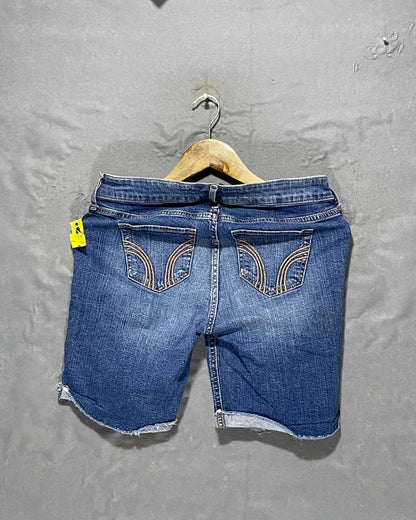 Hollister Blue Jeans Short For Women Large