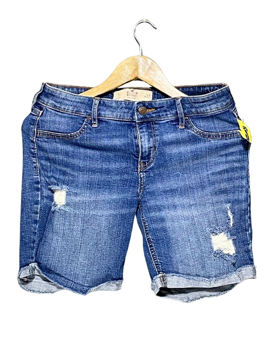 Hollister Blue Jeans Short For Women Large