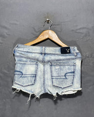 American Eagle Blue Jeans Short For Women S