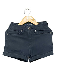 Aeropostale Black Jeans Short For Women XS