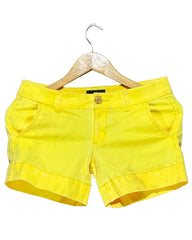 American Eagle Yellow Jeans Short For Women Large