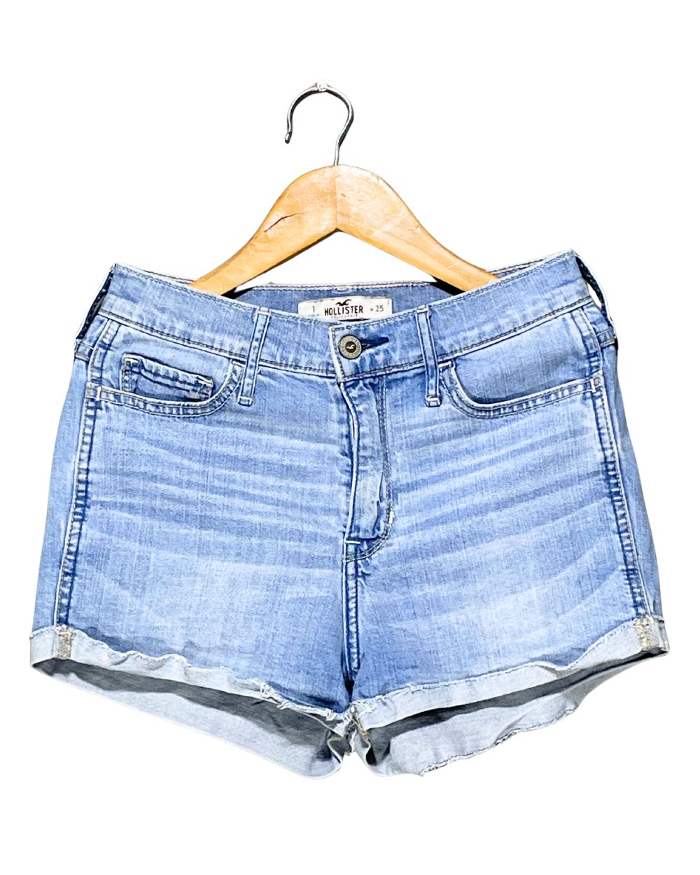 Hollister Blue Jeans Short For Women S