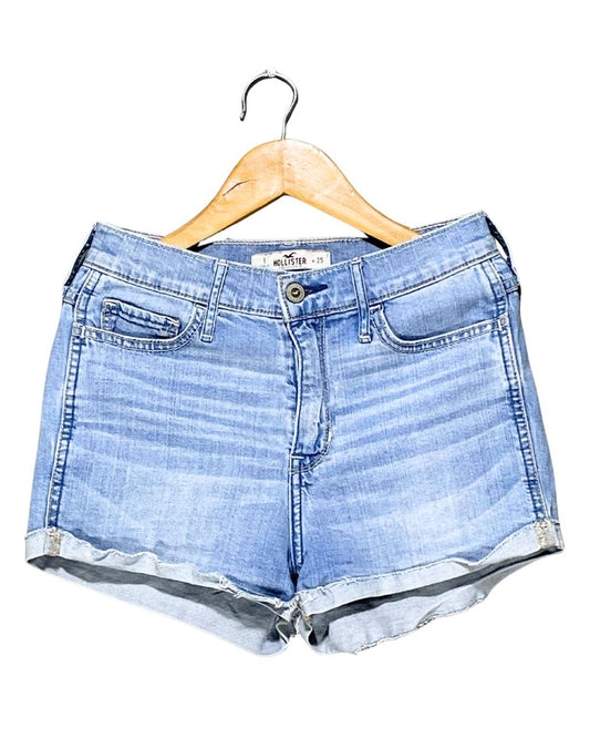 Hollister Blue Jeans Short For Women S
