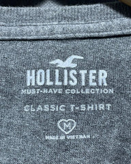 Hollister Gray Cotton T Shirt For Women S