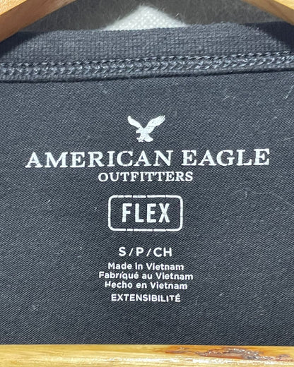 American Eagle Black Cotton T Shirt For Women S