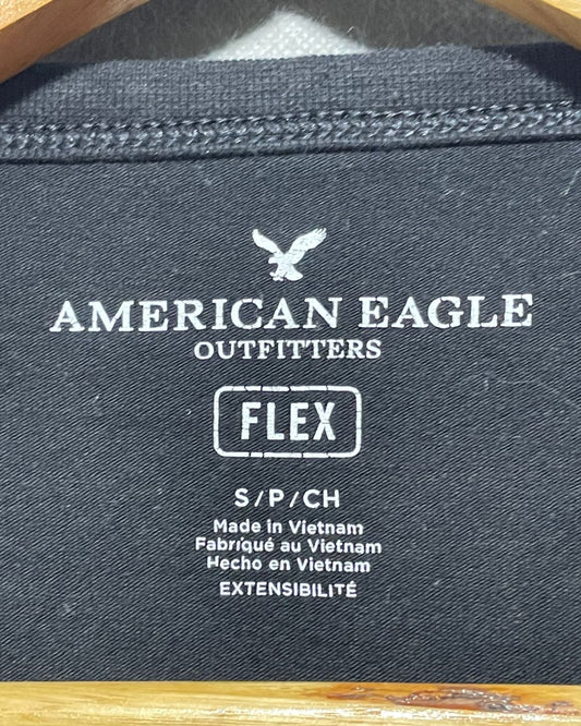 American Eagle Black Cotton T Shirt For Women S