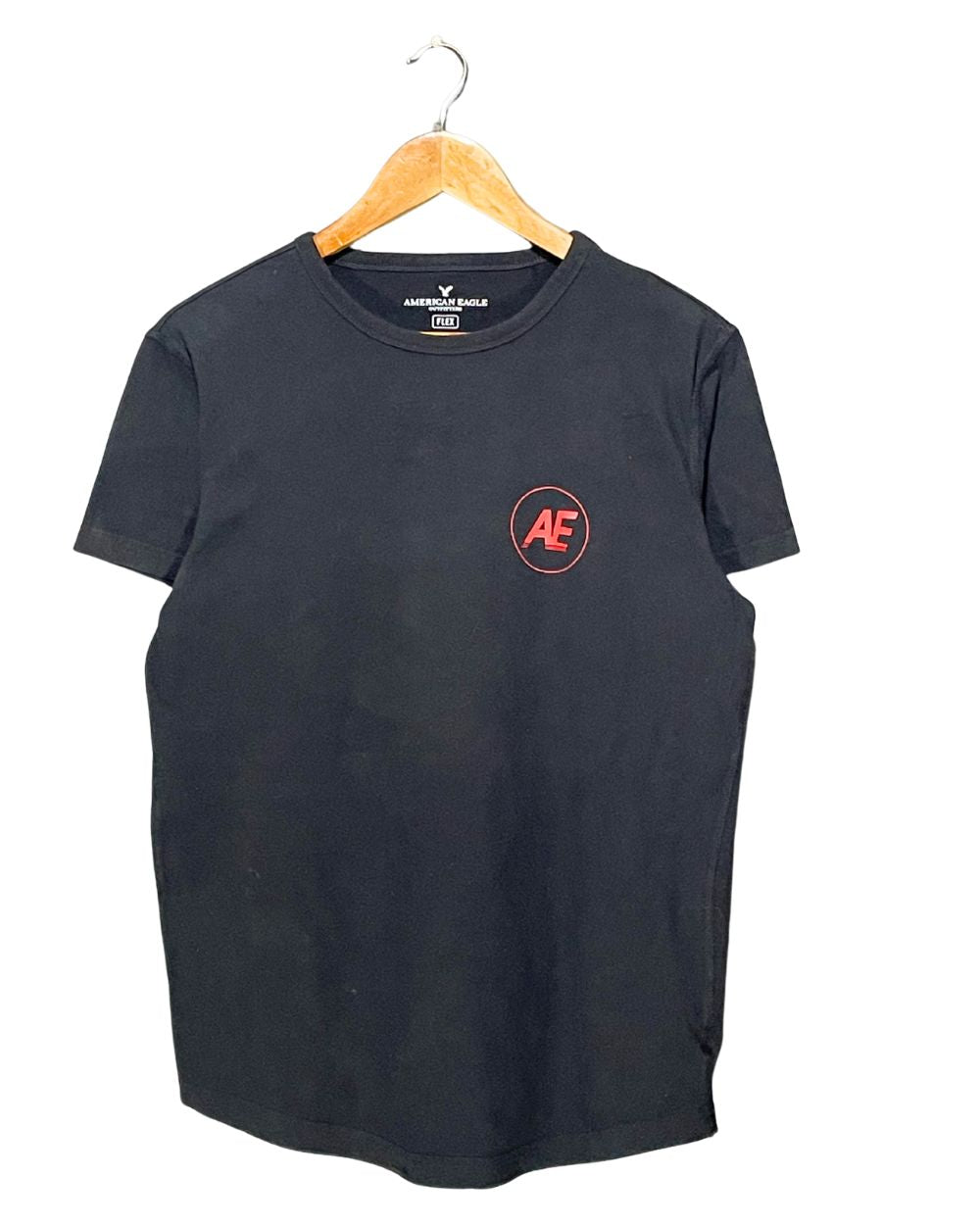 American Eagle Black Cotton T Shirt For Women S