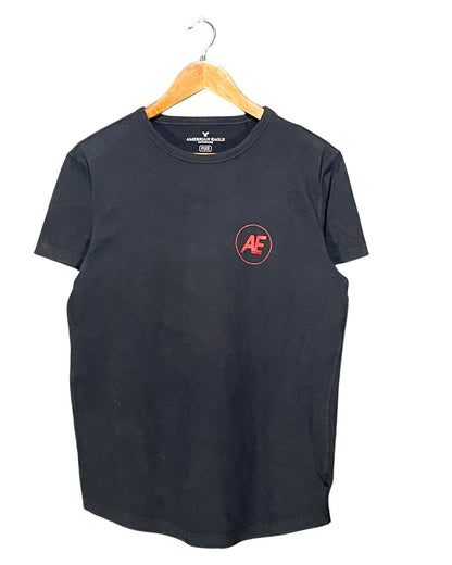 American Eagle Black Cotton T Shirt For Women S