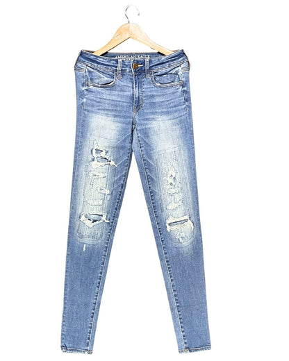 American Eagle Blue Jeans For Women XS